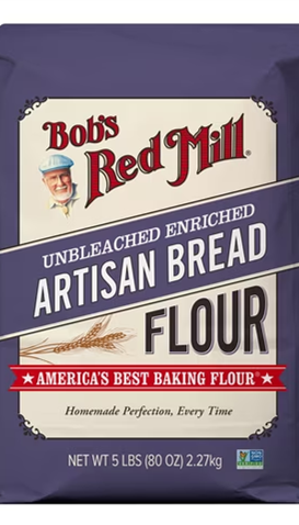 (image for) Bread Flour Artisan Unbleached Enriched 5lb